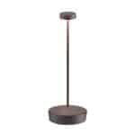 BY ORDER TABLE LAMP SWAP 10X29CM CORTEN BROWN LED DIMMER RECHARGEABLE ZAFFERANO ITALY