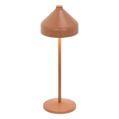 TAB-ZAF-LD1090T3.jpg BY ORDER TABLE LAMP AMELIE TERRACOTTA LED DIMMER RECHARGEABLE ZAFFERANO ITALY - Image 1