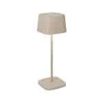 BY ORDER TABLE LAMP OFELIA PRO SQUARE SAND LED DIMMER RECHARGEABLE ZAFFERANO ITALY