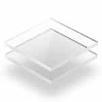 ACRYLIC 30X30X3MM CLEAR S/R UNIQUE