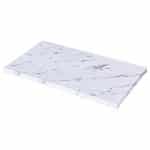BY ORDER - BUFFET MELAMINE MARBLE PLATTER WHITE GN 1/1 53X32.5X1.7CM ZICCO APS