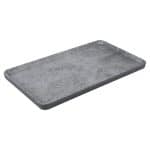 BY ORDER - BUFFET MELAMINE CONCRETE PLATTER TRAY GREY 35X20X2CM ZICCO APS