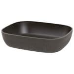 BY ORDER - BUFFET MELAMINE TRACE BOWL RECTANGULAR BLACK 1/2 32.5X26.5X7.5CM 4.4L ZICCO APS