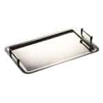 TRAY WITH STACKABLE HANDLES 60X42CM 1.2MM 18/10 MEPRA ITALY