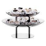 STAND SEAFOOD OVAL TWO TIER S/S 18/10 MEPRA ITALY