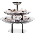 STAND SEAFOOD OVAL THREE TIER 18/10 MEPRA ITALY