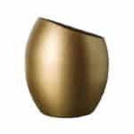 ATMOSFERA ICE BACKET EGG SHAPE POT PVD STEEL 11X12.5CM MEPRA ITALY