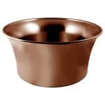 ATMOSFERA BRONZE GIOTTO INSULATED CHAMPAGNE BUCKET 5BOTTLES 40X22CM 18-10 S/S MEPRA ITALY