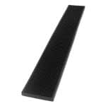 BAR MAT 70X10X1CM RUBBER BLACK THEBARS ITALY