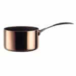 BY ORDER TOSCANA 3PLY SAUCE PAN WITH LID COPPER 16CM 1.9L MEPRA ITALY