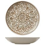 BY ORDER - SOULMATE SIENNA PORCELAIN DEEP PLATE COUPE 27CM HEART SOUL by BAUSCHER GERMANY