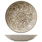 BY ORDER - SOULMATE SIENNA PORCELAIN DEEP PLATE COUPE 25CM HEART SOUL by BAUSCHER GERMANY