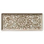 BY ORDER - SOULMATE SIENNA PORCELAIN REACTANGULAT PLATTER 35X15CM HEART SOUL by BAUSCHER GERMANY