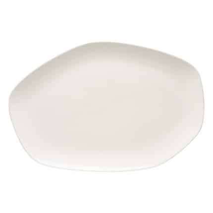 ALLURE NOBLE CHINA FLAT 40X27CM PLATTER ASYMMETRIC SCHONWALD GERMANY