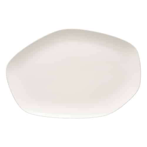 CRO-SCH-122640.jpg ALLURE NOBLE CHINA FLAT 40X27CM PLATTER ASYMMETRIC SCHONWALD GERMANY - Image 1