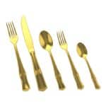 BAVARIA 22-03O PVD GOLD SHINING TABLE KNIFE MEPRA ITALY