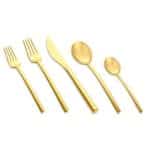 PVD DUE ORO ICE TABLE KNIFE 4MM MEPRA ITALY