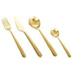 BY ORDER BUFFED LINEA ICE/ORO GOLD BOX CAKE SERVER MEPRA ITALY