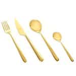 LINEA ORO/GOLD 89-15 CAKE FORK 4MM 18/10 MEPRA ITALY