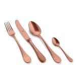 PVD MICHELANGELO BRONZO PELTRO TABLE FORK MEPRA ITALY