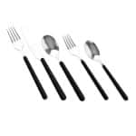 BY ORDER FANTASIA TABLE SPOON S/S 18-10 BLACK HANDLE MEPRA ITALY