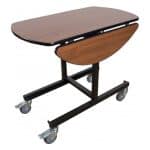 TROLLEY FOR TILTING ROOM SERVICE FOLDING SIDES 90X75X130CM UNIQUE