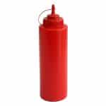 SQUEEZE BOTTLE 100CL RED MAK