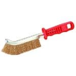 KITCHEN TOOLS GRILL BRUSH RED PLASTIC HANDLE