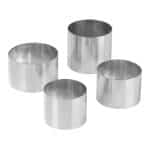 PASTRY CAKE RING ROUND 7X4.5CM SET 6PCS FRANCE