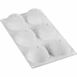 PASTRY KIT MOULD 8X2CM X6 + SILICONE TARTLET MONT BLANC FRANCE