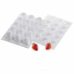 SILICONE MOULD 15 STRAWBERRY FRANCE