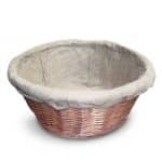 ROUND DOUGH BASKET WITH CLOTHE 27.5X11CM 1.5KG FRANCE