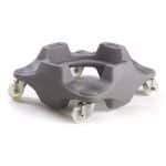 HEAVY DUTY TROLLEY FOR PLASTIC BIN 75L or 100L MP ITALY