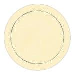 COASTER ROUND CHAMPAGNE 10X10CM 100PCS BIT ITALY