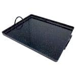 ENAMELLED PLATTER PAN 2HANDLES 32X42CM GARCIMA SPAIN