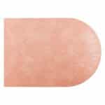 CUSTOM ORDER - PLACEMAT HALF CIRCLE 34X48CM LEATHER