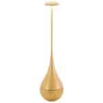 BY ORDER - TABLE LAMP DONDOLINA OPAQUE GOLD LED DIMMER RECHARGEABLE ZAFFERANO ITALY