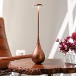 BY ORDER - TABLE LAMP DONDOLINA BRONZE LED DIMMER RECHARGEABLE ZAFFERANO ITALY - Image 2