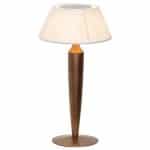BY ORDER - TABLE LAMP FLAMINIA BRONZE OPAQUE LED DIMMER RECHARGEABLE ZAFFERANO ITALY