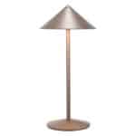 BY ORDER - DESK LAMP PINA L BRONZE 26X55CM LED DIMMER RECHARGEABLE ZAFFERANO ITALY