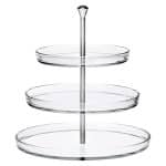 BORGONOVO PALLADIO STAND 3TIER 3 PLATES 32/27/22X32CM ITALY