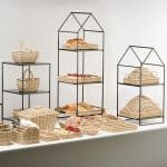 BUFFET METAL STAND BLACK 2 SHELF 32X30X70CM ESPIEL - Image 2