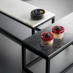 PLATTER GASTRONOM MARBLE BLACK GN 2/4 53X16.5X1CM ESPIEL - Image 2
