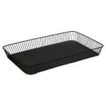 BUFFET ADVANCED WIRE BASKET METAL BLACK RECTANGULAR GN 1/1 53X32.5X6.5CM ESPIEL
