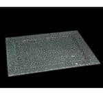 GLASS PLATE SQUARE 33CM MODA