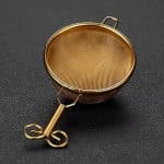 BY ORDER available 2025-2026 - MATCHA TEA STRAINER 6.3CM GOLD PADERNO - Image 2