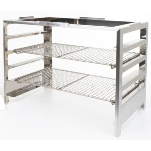 COO-100-180-0041.jpg BY ORDER - KASAI ROBATA RACK AND MESH MEDIUM INOX 47X36X36CM 100 CHEF - Image 1