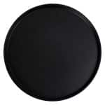 BY ORDER MELAMINE GRAVITY ROUND PLATE STEP 25X2CM BLACK MATT ESPIEL - Image 2