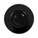 BY ORDER MELAMINE PASTA DEEP PLATE WITH RIM 28X5.5CM BLACK MATT ESPIEL - Image 2