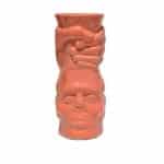 TIKI PORCELAIN HAND HEAD 44CL ORANGE UNIQUE
